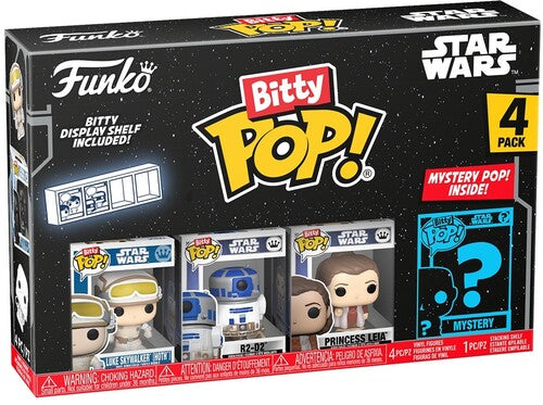 Bitty Pop Star Wars - FUNKO Bitty POP!: Star Wars: The Empire Strikes Back S2 - Luke 4-Pack