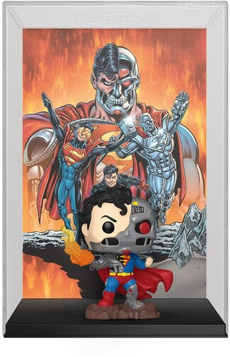 Pop Comic Cover Dc - Funko Pop! Comic Cover: DC - Cyborg Superman