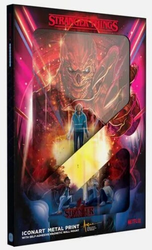 Stranger Things Iconart Metal Print - Stranger Things ICONART Metal Print