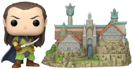 Pop Town Lord of the Rings - FUNKO POP! Town: Lord of the Rings - Elrond With Rivendell