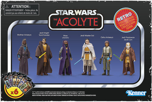 SW Retro Odysseus - Hasbro Collectibles - Star Wars: The Acolyte - Retro Collection - 3.75 Inch Action Figure 6-Pack
