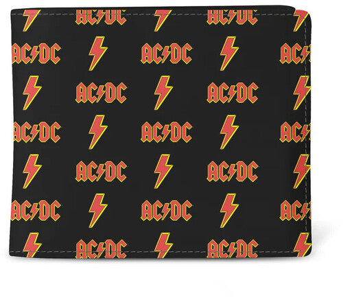 Rocksax AC/DC - AC/DC Logo Wallet Logo Blk/Red - Rocksax - AC/DC - AC/DC Logo - Wallet With Coin Pocket (Black/Red)