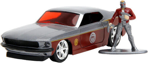 1:32 Hwr - '69 Mustang Fastback W/Star Lord - Jada Toys - 1:32  Guardians of the Galaxy - Hollywood Rides - '69 Mustang Fastback with Star Lord Figure