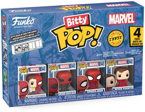 Bitty Pop Spiderman - Funko Bitty POP!: Spider-Man - Parker Split 4-Pack