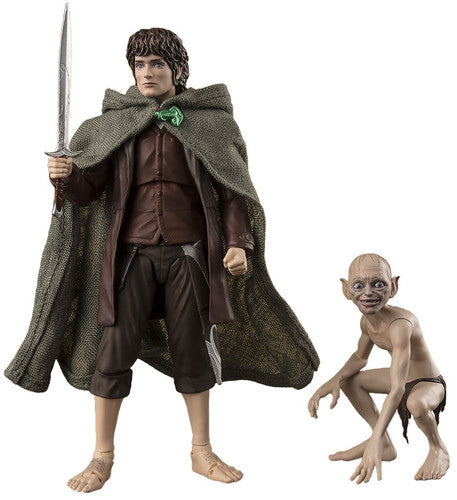 Tamashii Nations - S.H.Figuarts - Tamashii Nations - The Lord of the Rings - S.H.Figuarts - Frodo Baggins & Gollum (The Fellowship of the Ring) Action Figures