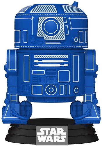 Pop Star Wars - Funko POP! Star Wars: Star Wars - R2-D2 Blue Print