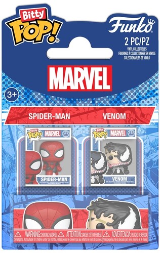 Bitty Pop Spiderman - Funko Bitty POP: Spider-Man 2-Pack - Spider-Man & Venom