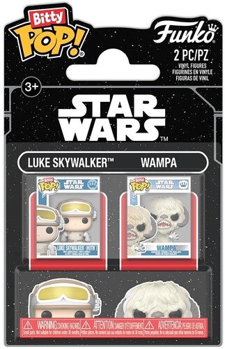 Bitty Pop Star Wars - Funko Bitty POP: Star Wars Empire Strikes Back 2-Pack - Luke and Wampa