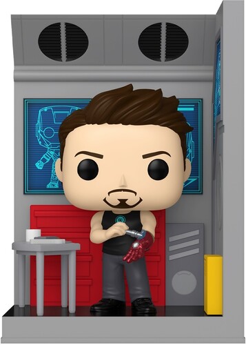 Pop Nook Marvel - Funko POP! Nooks: Marvel - Tony Stark in His Workshop