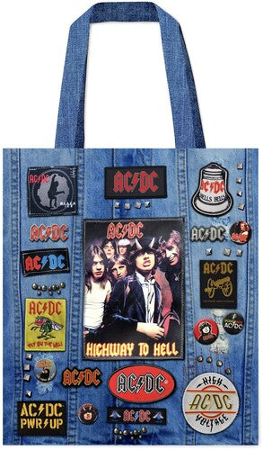 Rocksax AC/DC Battle Bag Soft Polyester Bag - Rocksax - AC/DC - Battle Bag - 16 X 16 Soft Polyester Bag with Web Handles