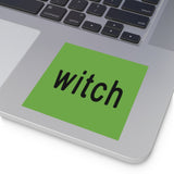 Witch Graphic Vinyl Stickers