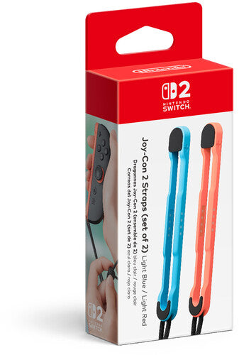 SWT JOY CON 2 STRAPS (SET OF 2) - LT RED/LT BLUE - Swt Joy Con 2 Straps (Set of 2) - Lt Red/lt Blue