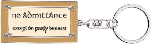 Other - WETA Workshop - The Lord of the Rings Trilogy - No Admittance Sign Enamel Keyring
