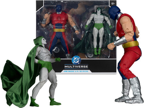 Dc Multiverse 7in 2Pk Atom Smasher / Spectre - McFarlane Toys - JSA: Black Vengeance - DC Multiverse - Atom Smasher vs. The Spectre Action Figure 2-Pack