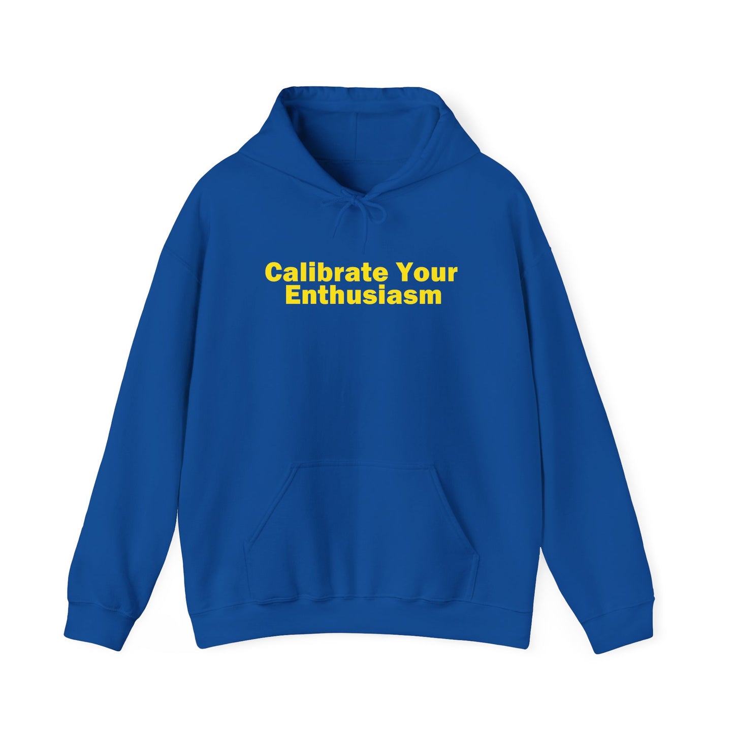 Calibrate Your Enthusiasm Hoodie