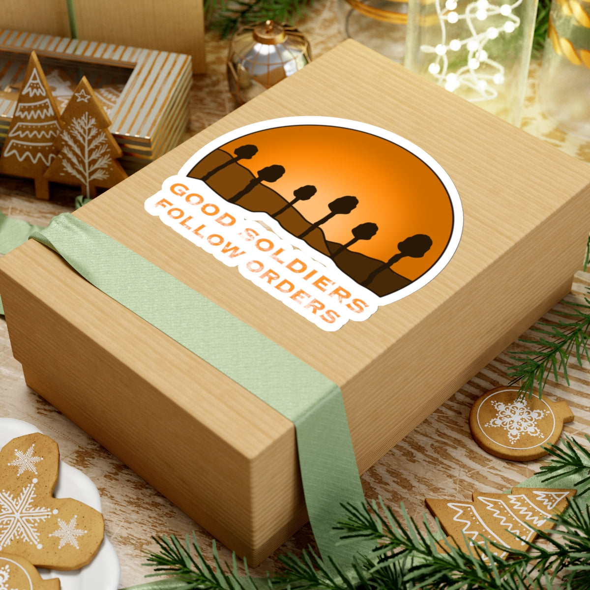 Good Soldiers Kiss Cut Stickers