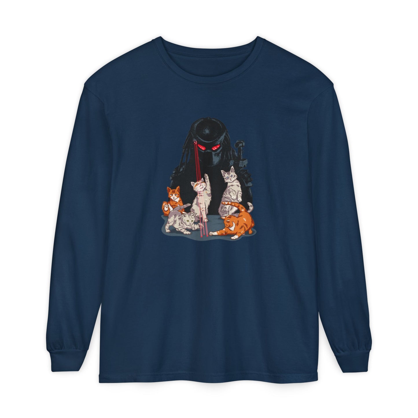 Laser Cat Long Sleeve T-Shirt