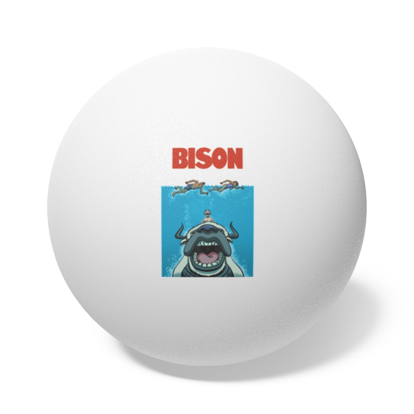 Bison Ping Pong Balls, 6 pcs