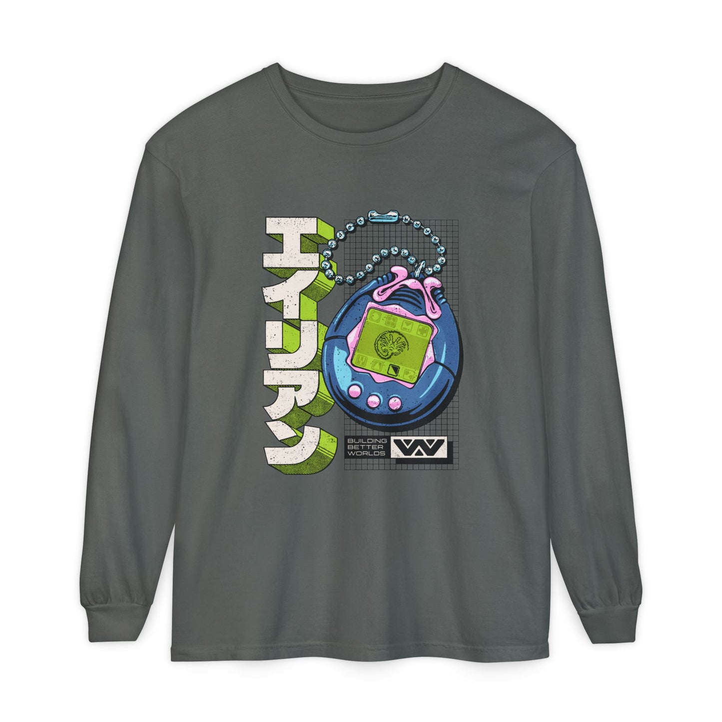 Alien Tamagotchi Long Sleeve T-Shirt