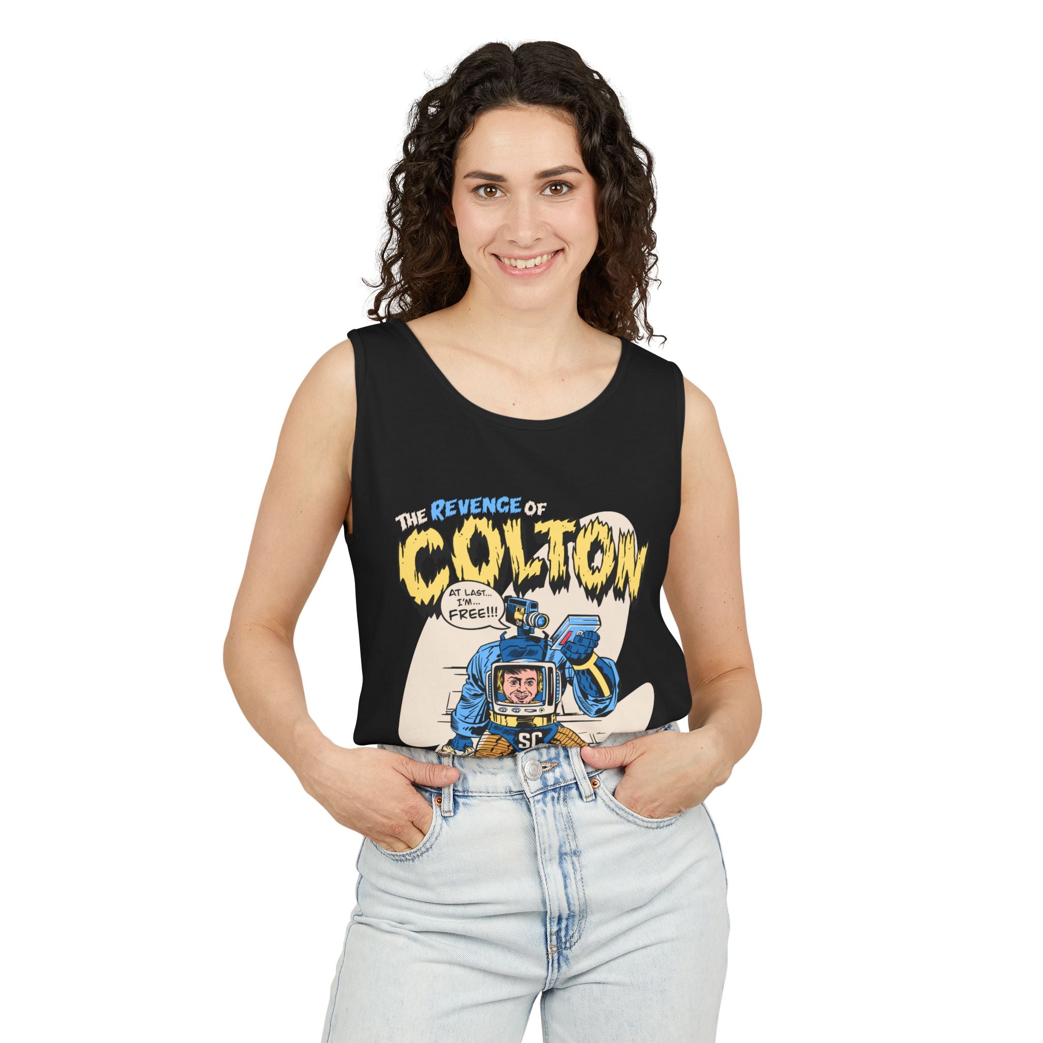 Colton in the TV Tank Top