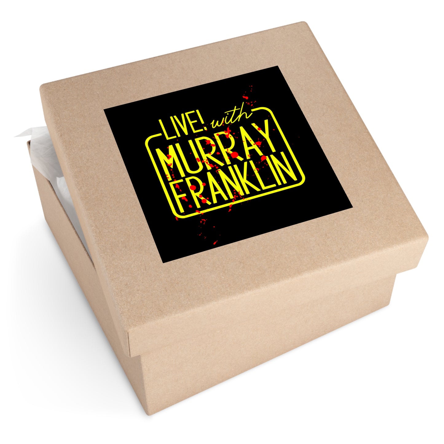 Live! with Murray Vinyl Stickers