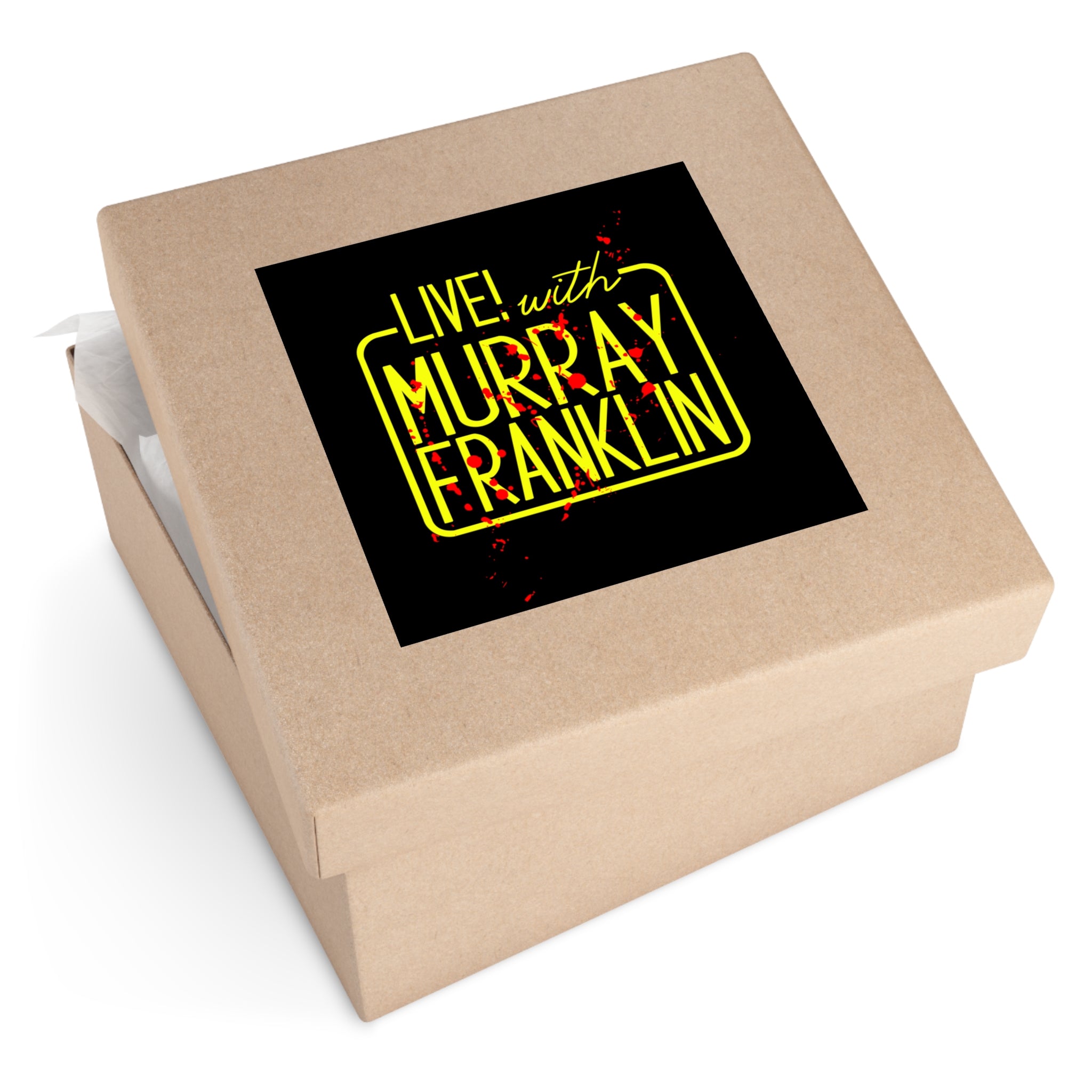 Live! with Murray Vinyl Stickers