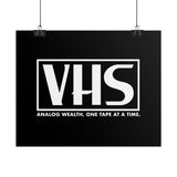 Analog Wealth VHS Art Print