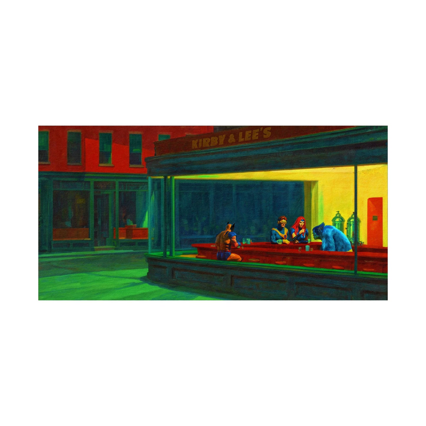 Kirby and Lee's Painting Poster