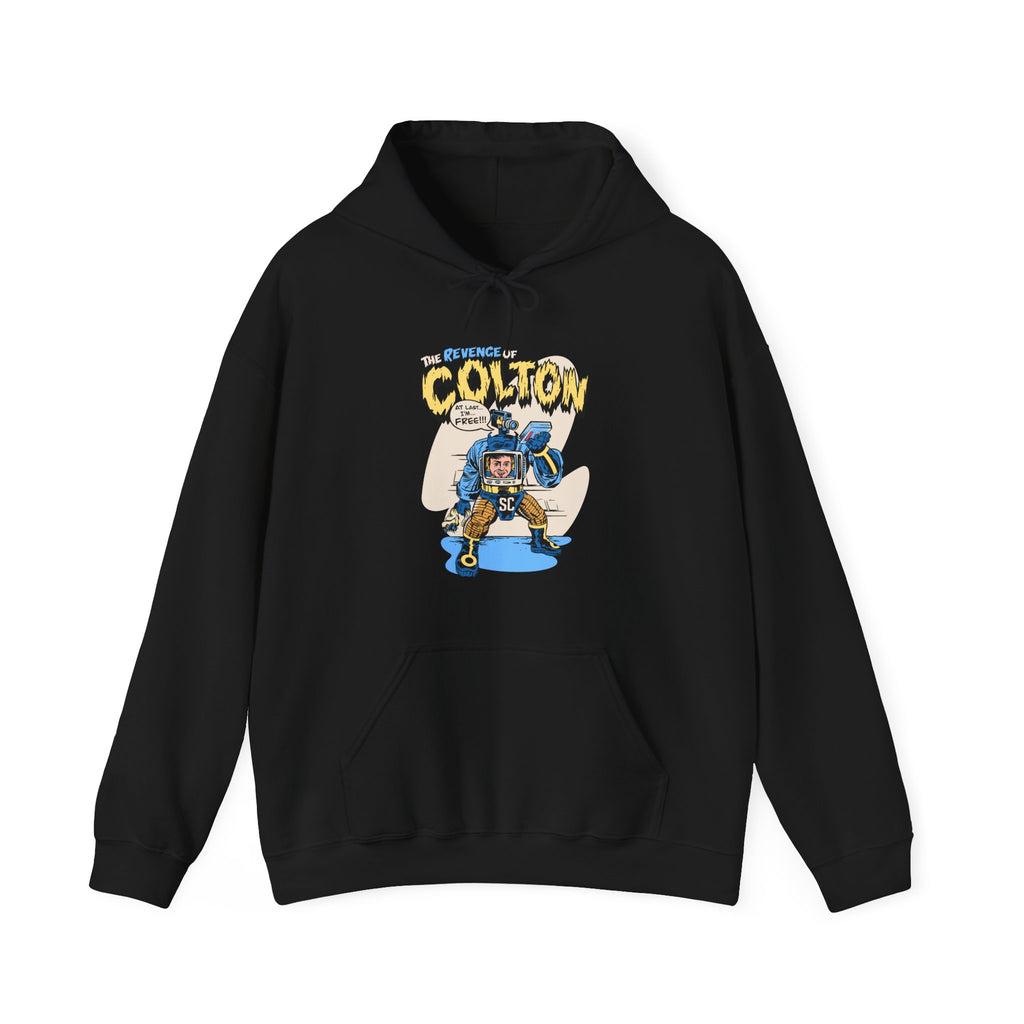 Colton in the TV Hoodie