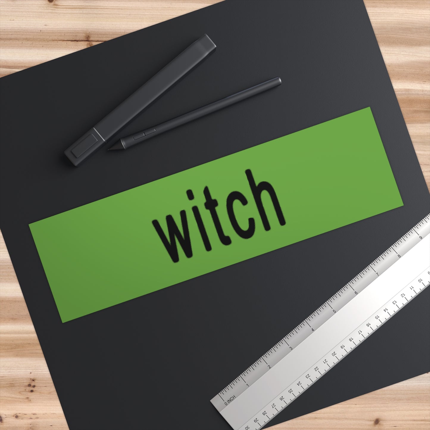 Witch Graphic Bumper Sticker
