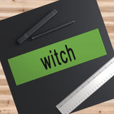 Witch Graphic Bumper Sticker