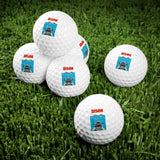 Bison Golf Balls, 6pcs