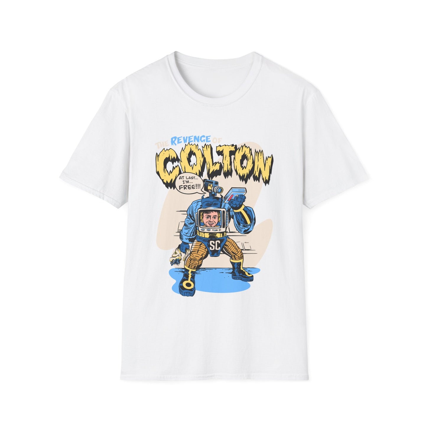 Colton in the TV T-Shirt