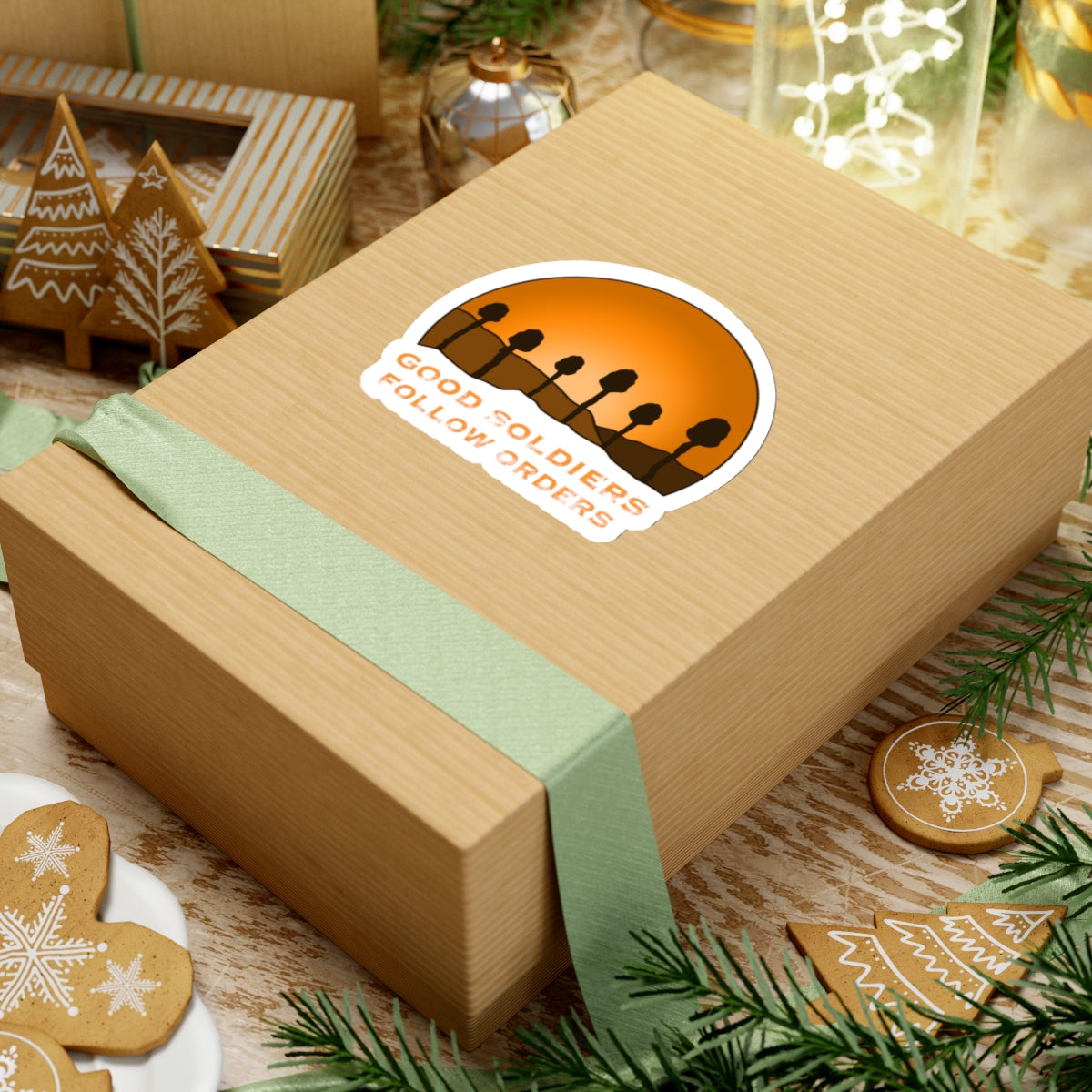 Good Soldiers Kiss Cut Stickers