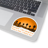 Good Soldiers Kiss Cut Stickers