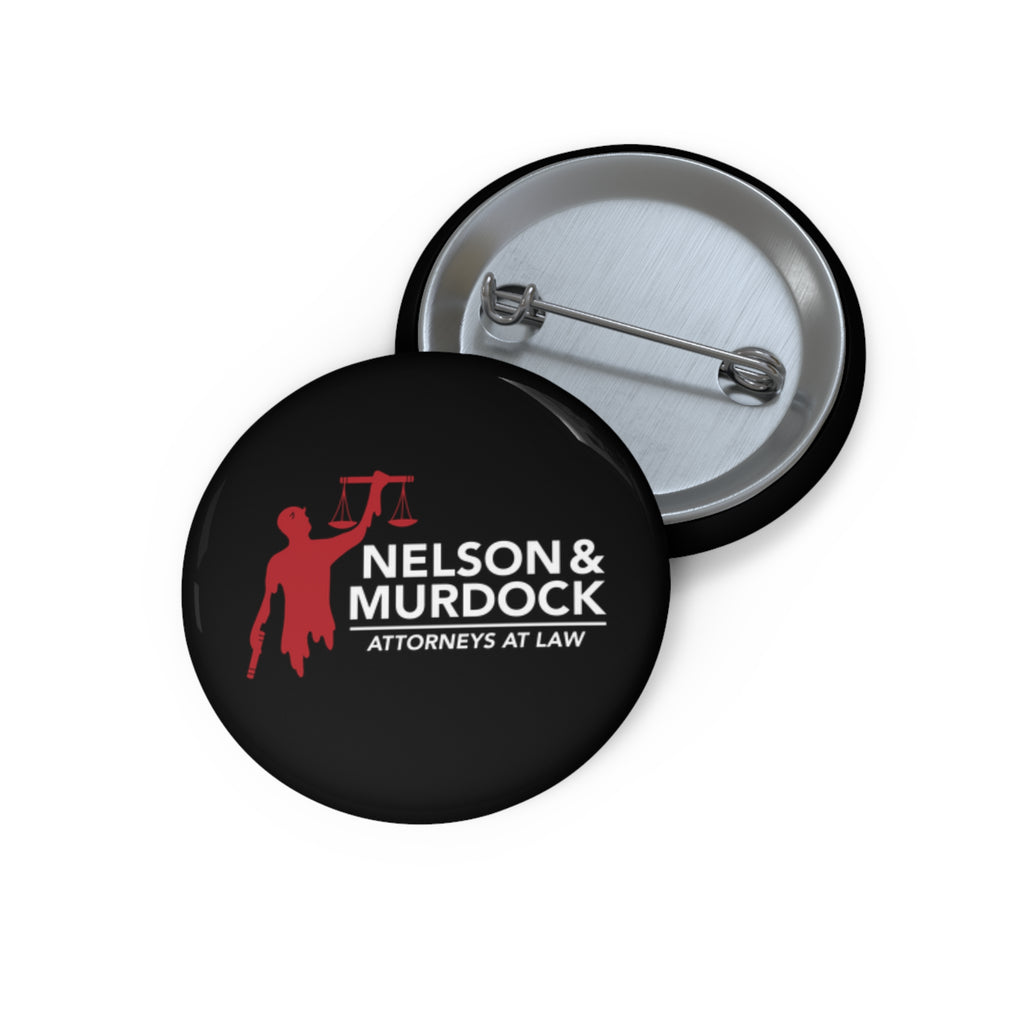 Nelson & Murdock - Scales Of Justice Button