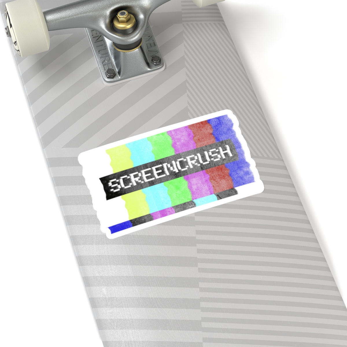 Screencrush Color Bars Kiss Cut Stickers