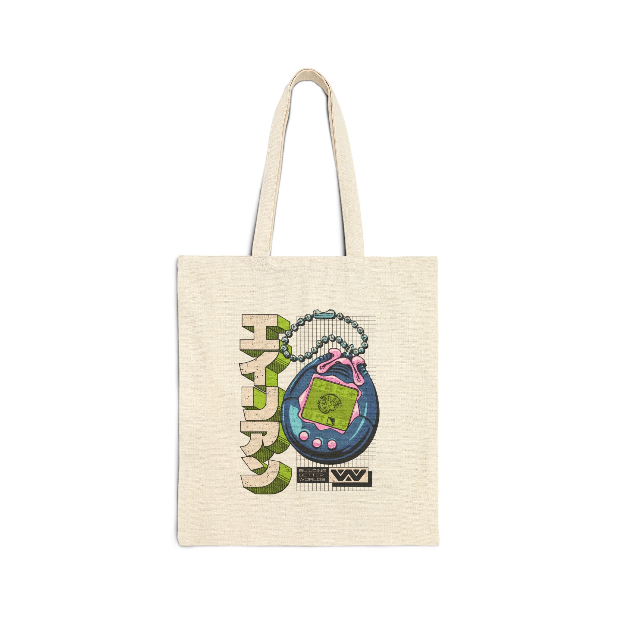 Alien Tamagotchi Tote Bag