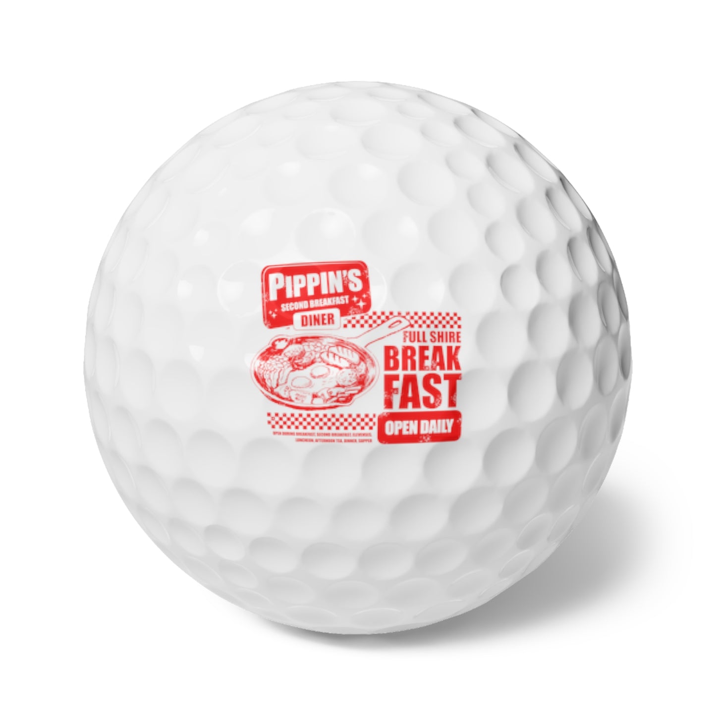 Full Breakfast Golf Balls, 6pcs