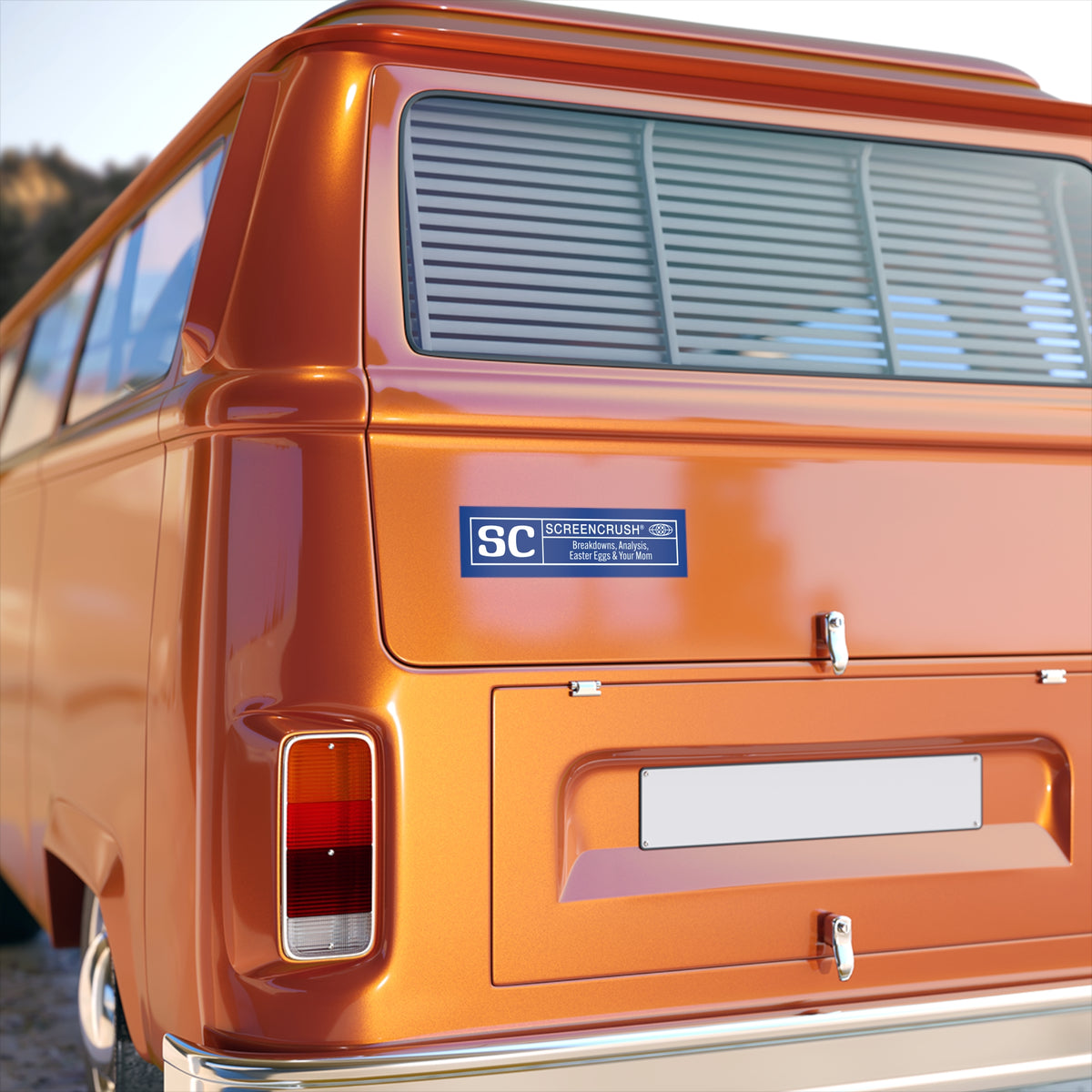 Sc Car Sticker SC Rating Blue Bumper Sticker – ScreenCrush
