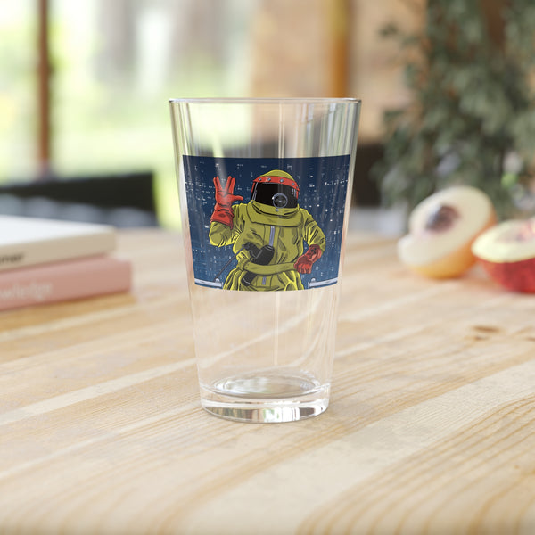 Dark Master Vulcan Pint Glass