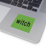 Witch Graphic Vinyl Stickers