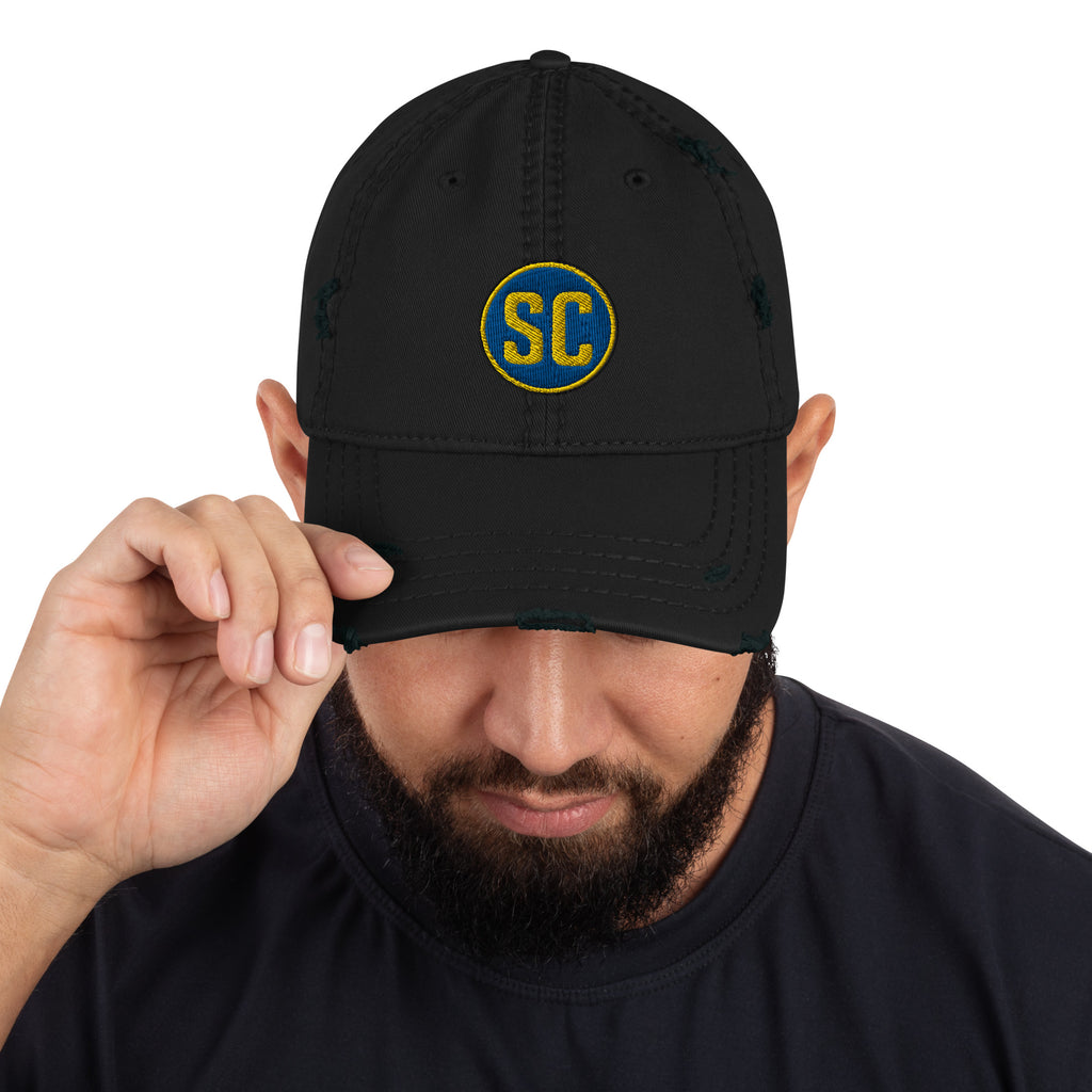 Screencrush Distressed Dad Hat