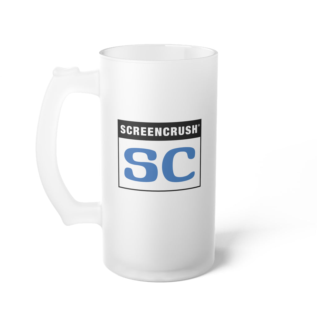 SC Rating Frosted Glass Stein