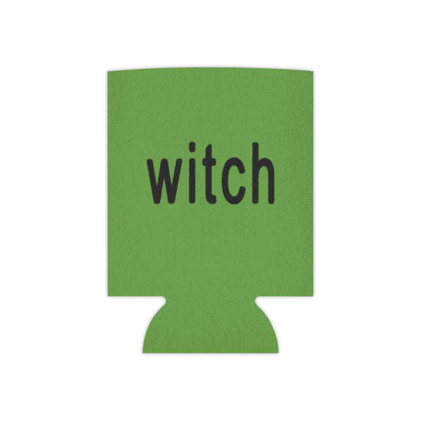 can cooler with brat inspired witch logo